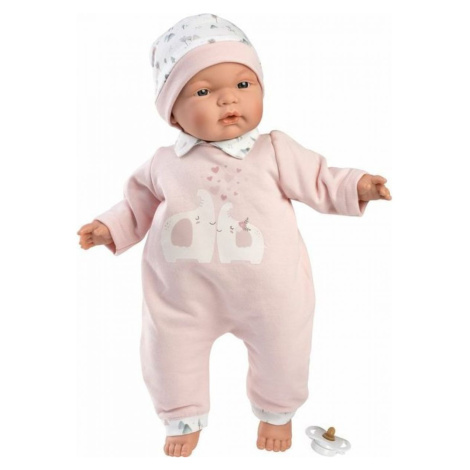Llorens 13848 Joelle realistická panenka miminko s měkkým látkovým tělem 38 cm