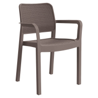Plastová židle SAMANNA - cappuccino