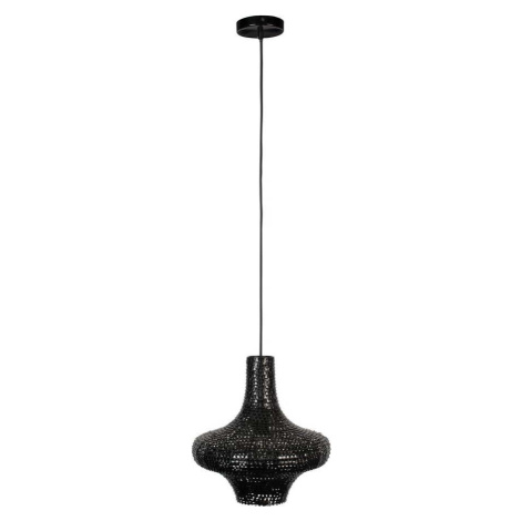 Černé závěsné svítidlo Dutchbone Trooper, ø 35 cm