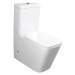 Sapho PORTO RIMLESS WC kombi, spodní/zadní odpad, bílá