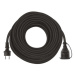 EMOS Venkovní prodlužovací kabel s 1 zásuvkou ZANE 30 m černý