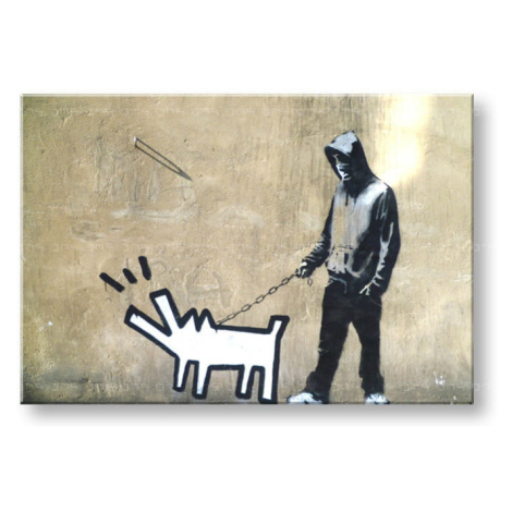 Obraz na plátně 1 dílný Street ART - Banksy