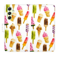 iSaprio flip pouzdro Ice Cream Pattern pro Samsung Galaxy A54 5G