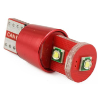 Auto LED žárovka W5W T10 3 SMD CREE CANBUS RED