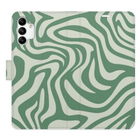 iSaprio Flip pouzdro Zebra Green 02 pro Samsung Galaxy A04s