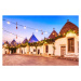 Fotografie Famous Trulli Houses in Alberobello Illuminated, roman_slavik, 40 × 26.7 cm