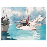 Obrazová reprodukce Fishing Boats in Key West, Winslow Homer, 40 × 30 cm