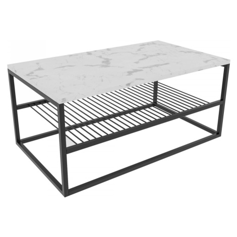 Hanah Home Konferenční stolek Asude bílý/černý