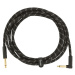 Fender Deluxe Series 10' Instrument Cable Black Tweed Angled