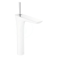 HANSGROHE PuraVida Páková umyvadlová baterie 240 s výpustí, bílá/chrom 15072400
