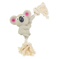 Trixie Koala na bavlněném laně se zvukem 10/24 cm, latex, HipHop