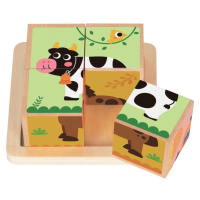2Kids Toys Dřevěné kostky Farma 2
