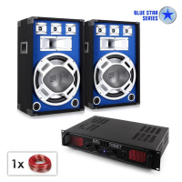 Electronic-Star PA set Blue Star Series „Basscore bluetooth“ 1000 W