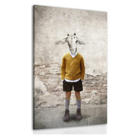 Obraz na plátně GOAT BOY B různé rozměry Ludesign ludesign obrazy: 80x60 cm