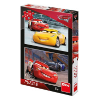 Dino puzzle wd cars 3 závodníci 2x77d.