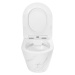 REA Závěsná WC mísa s prkénkem Carlos Slim bílý mramor