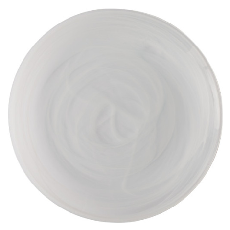 Talíř mělký bílý 28 cm - Elements Glass S-art