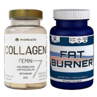 Pharma Activ Collagen Femin tob.90 + Fat Burner tbl.90