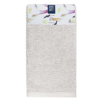 Frutto-Rosso - jednobarevný froté ručník - světle šedá - 70×140 cm, 100% bavlna