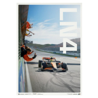 Umělecký tisk McLaren Formula 1 Team - Lando Norris - Zandvoort 2024 Victory, 50 × 70 cm