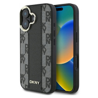 Pouzdro Pro Iphone 16 6.1 Dkny Checkered Pattern Magsafe Černé Case Zadní Kryt