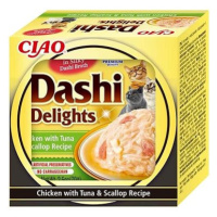 Ciao Dashi Delights kuře s tuňákem a hřebenatkou 4 × 70 g