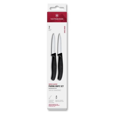 Victorinox - Sada kuchyňských nožů na zeleninu SWISS CLASSIC 8 cm 2 ks černá 6.7693.2