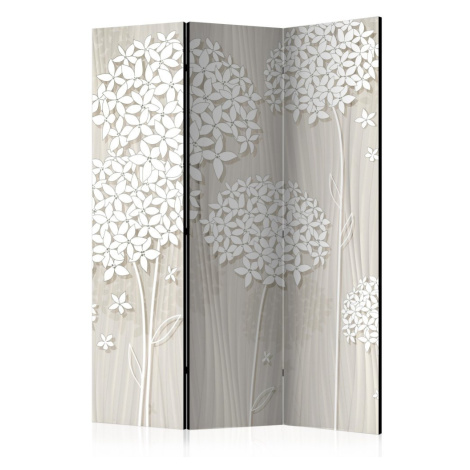 Paraván Paper Dandelions Dekorhome 225x172 cm (5-dílný) Artgeist