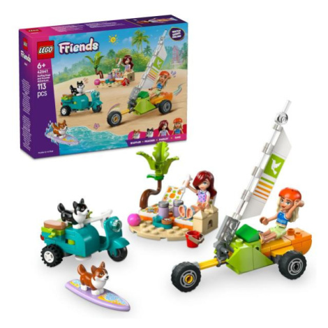 LEGO® Friends 42641 Dobrodružství se surfujícími psy a skútrem