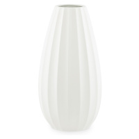 AmeliaHome Váza Cob 18x33,5cm krémová