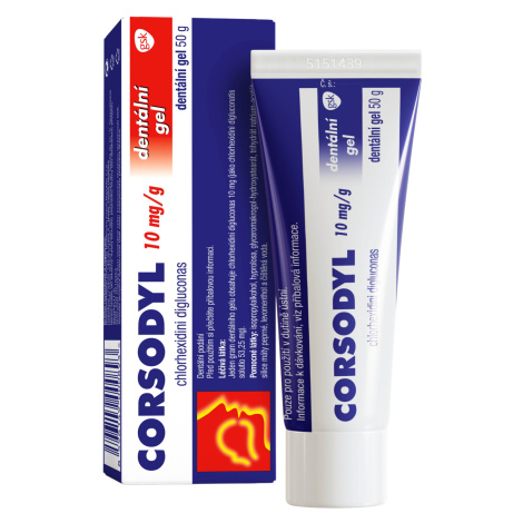 Corsodyl 1% gel stm.gel 50 g