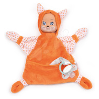 Liška na mazlení Animal Doll MiniKiss Smoby 20 cm z jemného měkkého textilu od 0 měsíců