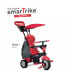 Dětská tříkolka smarTrike Glow Touch Steering 4v1 Black & Red 6401500 červeno černá