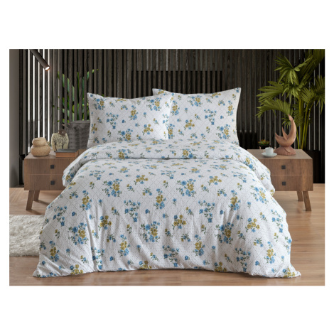 Povlečení francouzské krep 200x200, 70x90 Olivie blue
