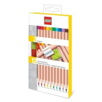 LEGO Pastelky, mix barev - 12 ks s LEGO klipem