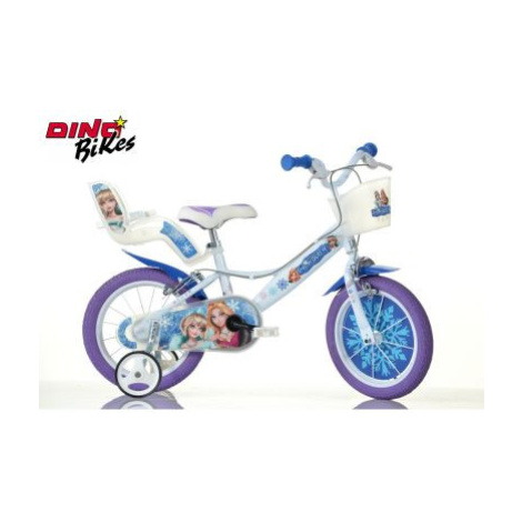 DINO Bikes - Dětské kolo 14"" Snow Queen 2022