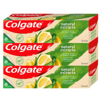 COLGATE Naturals Lemon & Aloe zubní pasta 3x 75ml