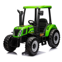 Mamido Dětský elektrický traktor Strong 24V 2x200W zelený