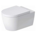 DURAVIT ME by Starck Závěsné WC se sedátkem SoftClose, Rimless, HygieneGlaze, bílá 45790920A1