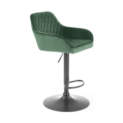 Barová židle H-103 tmavě zelená FOR LIVING