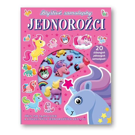 Blyštivé samolepky - Jednorožci Svojtka&Co.