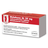 DICLOFENAC AL 25MG enterosolventní tableta 50
