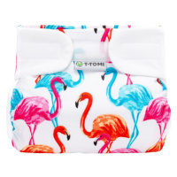 T-Tomi Ortopedické abdukční kalhotky - suchý zip, flamingo 3-6 kg