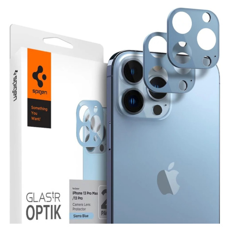 Ochranné sklo Spigen tR Optik 2 Pack, blue - iPhone 13 Pro/Max (AGL04032)