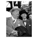 Fotografie Stan Laurel and Oliver Hardy in Paris on June 17, 1950, 30 × 40 cm