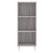 vidaXL Skříň highboard šedá sonoma 34,5x32,5x180 cm kompozitní dřevo