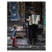 Fotografie The Busker and the Boy, Vince Russell, 30 × 40 cm