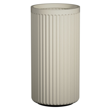 Květináč Turris, hedvábně bílá, více velkostí - Pottery Pots Velikost: XL - ⌀ 52, v. 104 cm