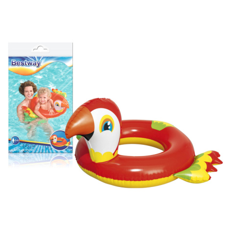 Bestway  Bestway Nafukovací plavecký kruh pro děti 84x76 cm papoušek
