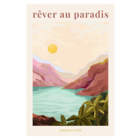 Ilustrace Raaver Au Paradis, Goed Blauw, (26.7 x 40 cm)